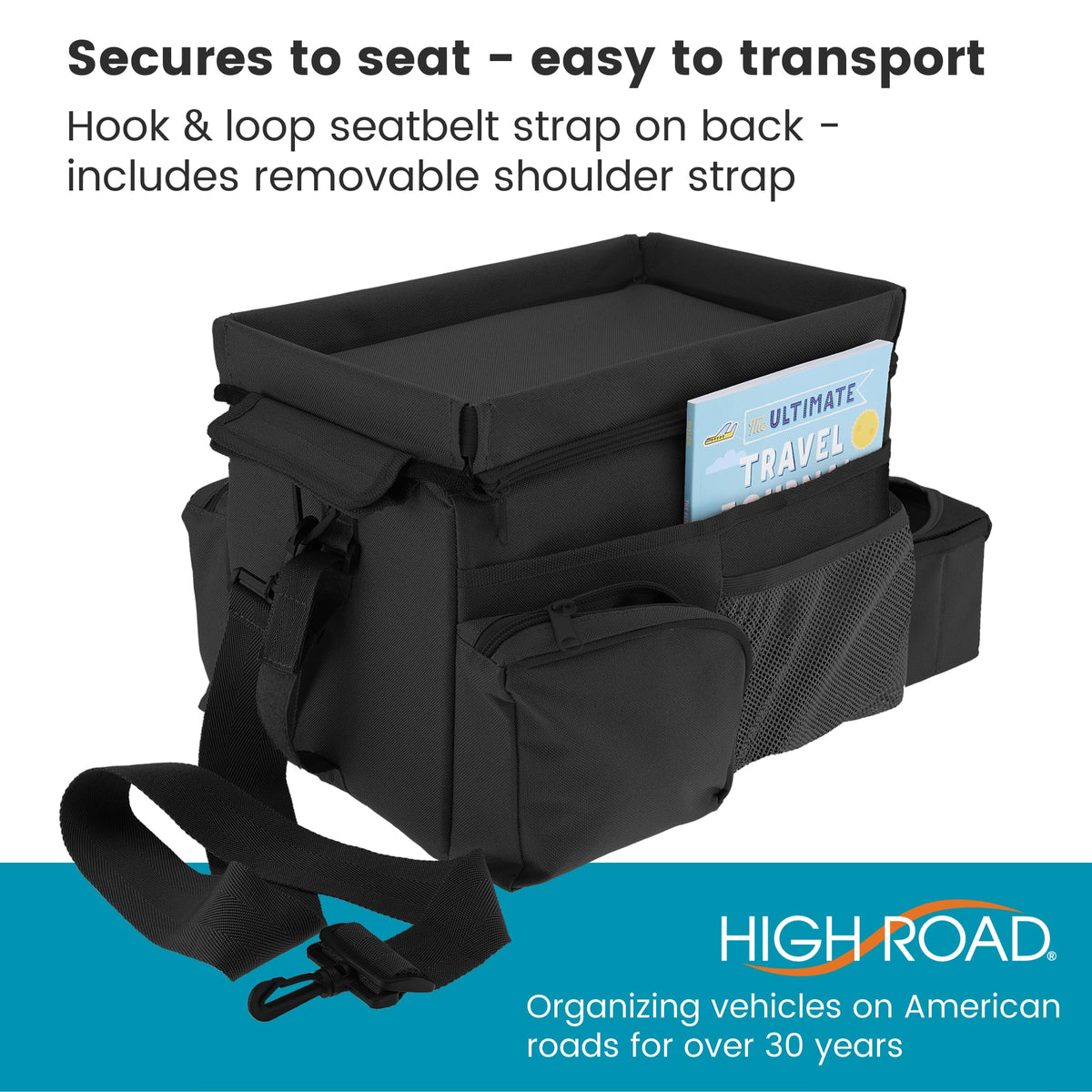 CarHop Car Seat Organizer (Black)