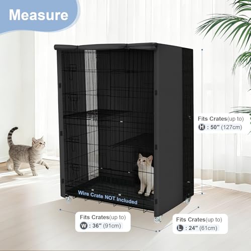 ExploreLand Breathable Cat Cage Cover