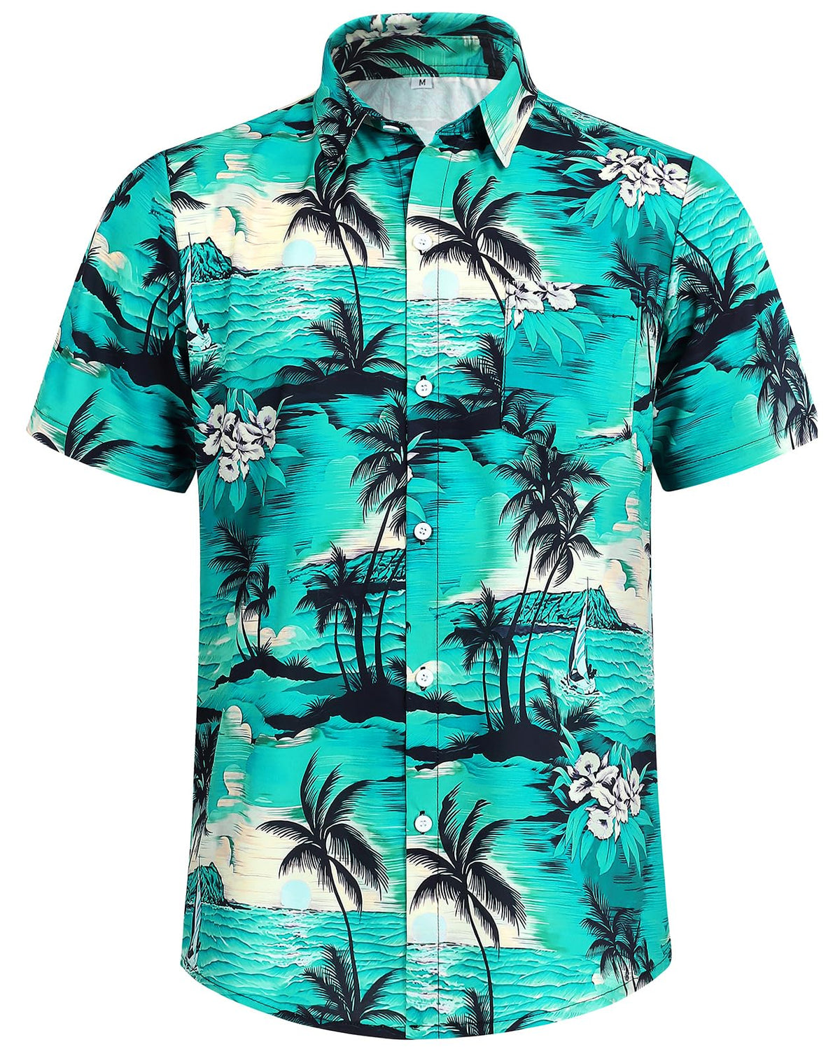 Dog Shirts Hawaii Dog Clothes for Small Medium Large Dogs Owner and Pet Shirts are Sold Separately (XL-(51.18"Bust)-for Human / Green Only for Human)