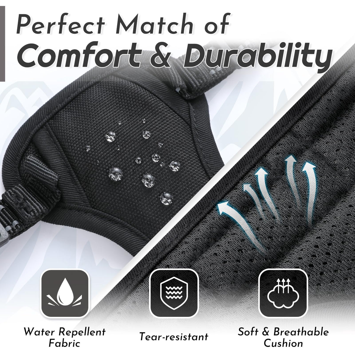 Dog Harness for Small Dogs (X-Small / Black)