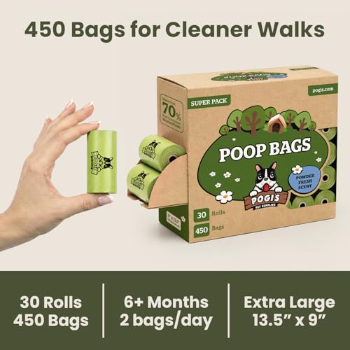 Pogi's Dog Poop Bags (1 Count (Pack of 450) / Scented)