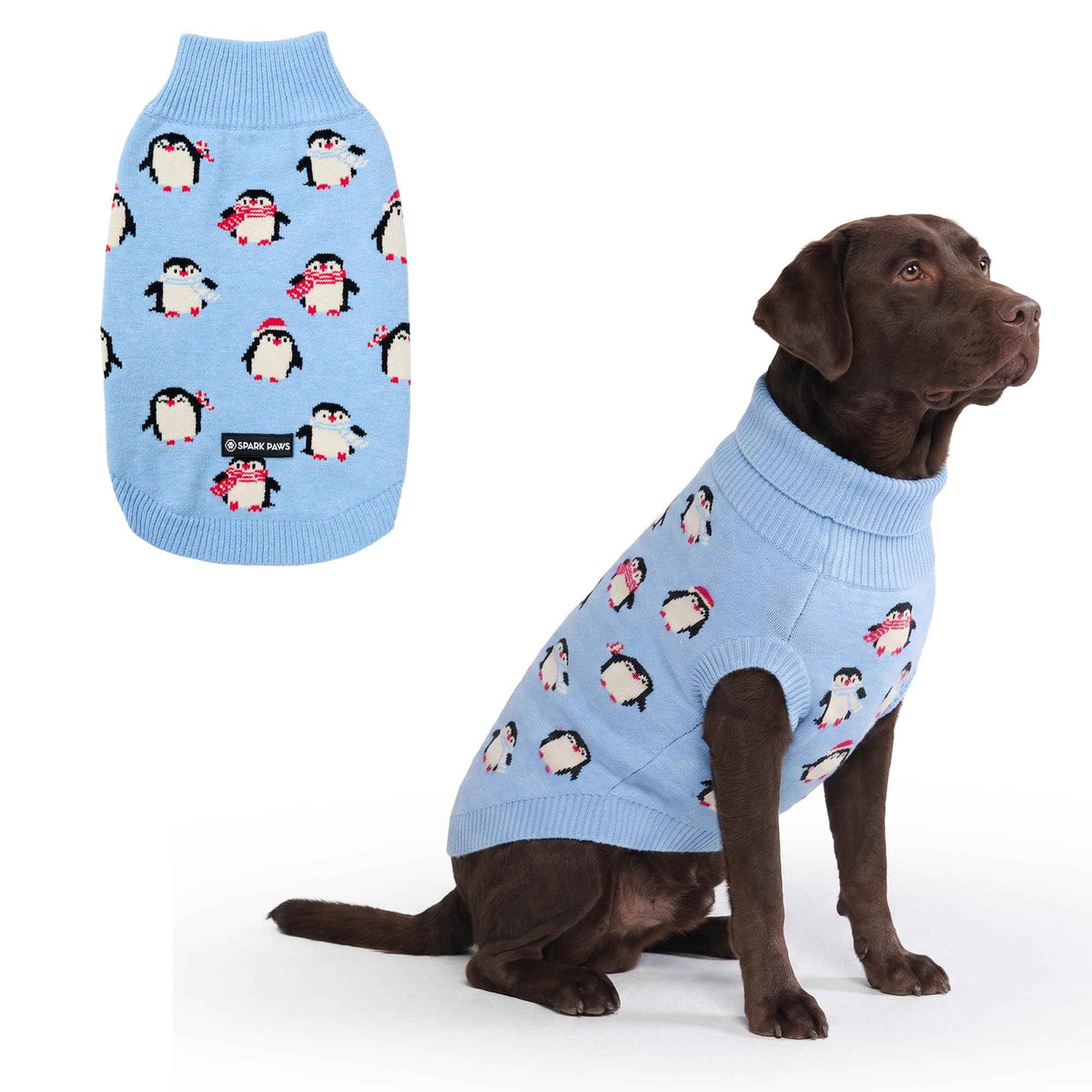 Knit Dog Sweater (Penguins / 4XL)
