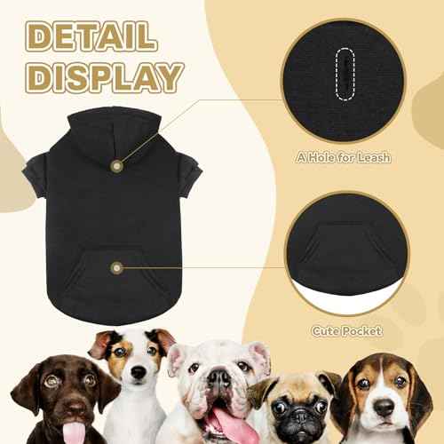 Dog Sweaters for Small Dogs (X-Small / Black)