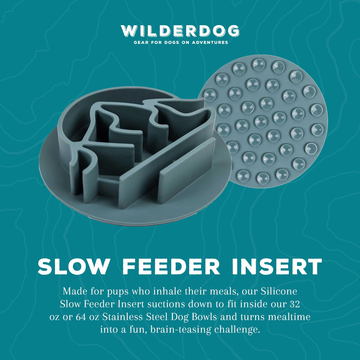 Slow Feeder Bowl (4.5 Inch Diameter)