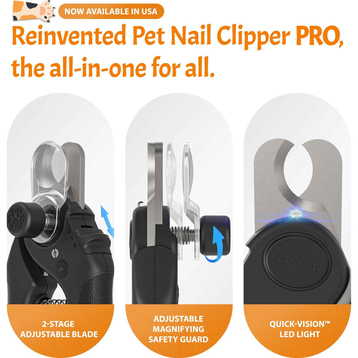Pet Nail Clipper PRO 2026 (Black)