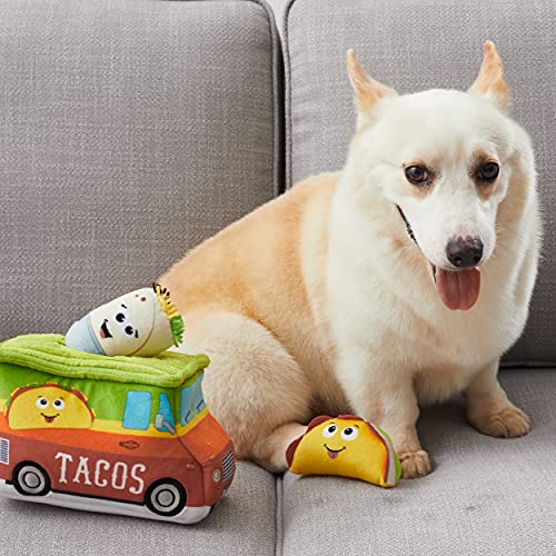 Hide A Taco Plush Dog Toy Puzzle