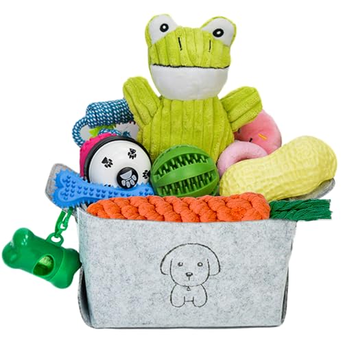 20Pcs Puppy Chew Toys for Teething (Frog)