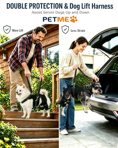 Adjustable Dog Knee Brace Lift Harness (S)