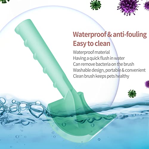 Dog Slicker Bursh for Cavapoo Toy Poodles Fluff Shedding Loose Fur (green)