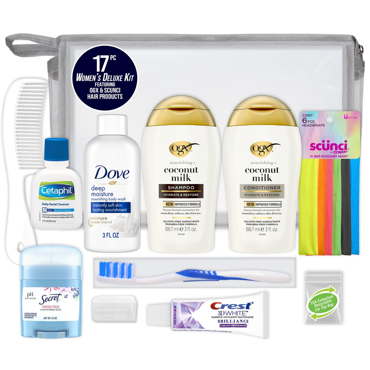 Women’s Deluxe 17 PC Kit Featuring (1 Kit)