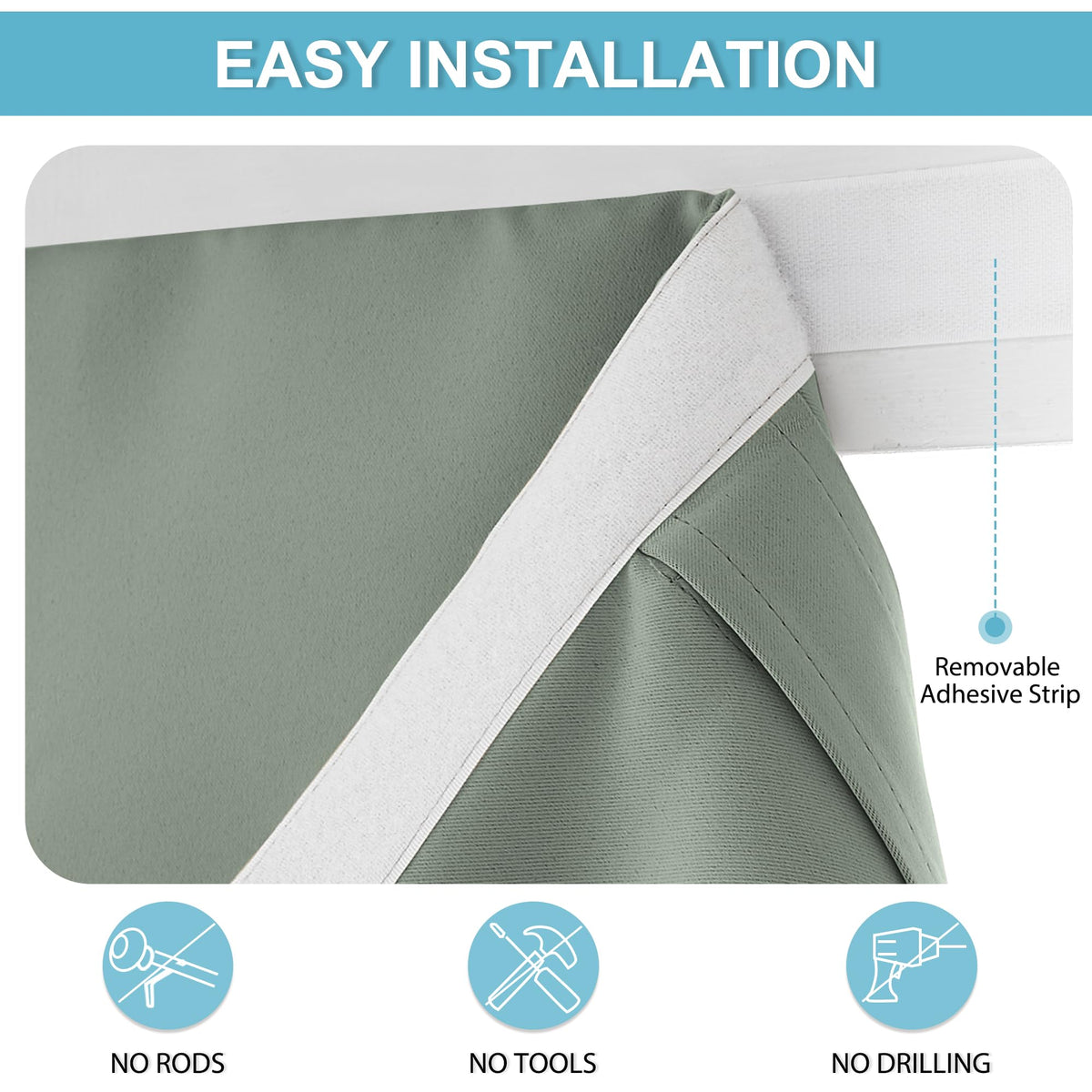 French Door Curtains 84 inch Long (Sage Green / 30"W x 84"L (Pack of 1))