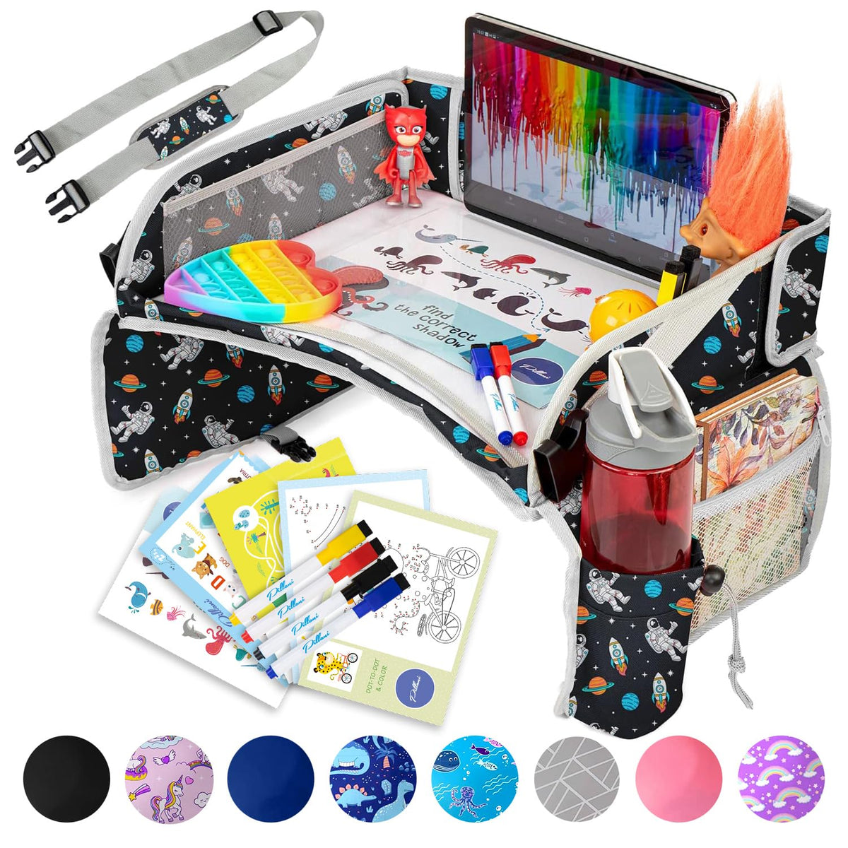 Kids Travel Tray for Car (Space)