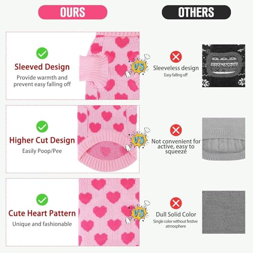 Cat Sweater for Cats Only (Pink / Large)