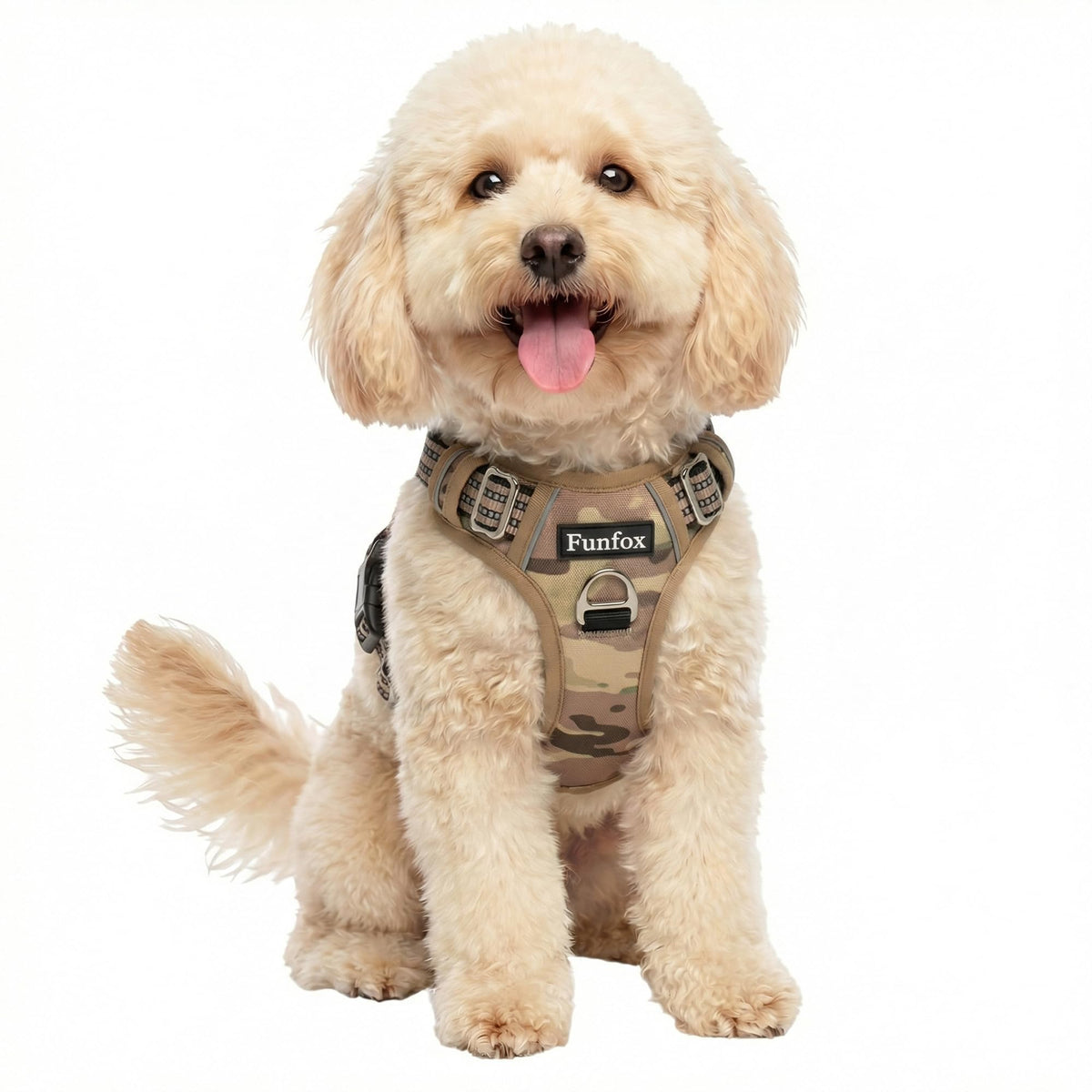 Dog Harness Small Sized Dog (Camo Brown / Small)