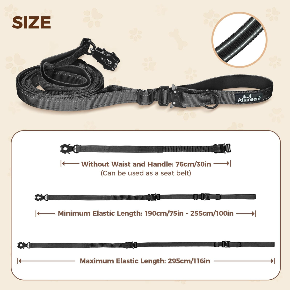 9.7FT Detachable Hand (Black)