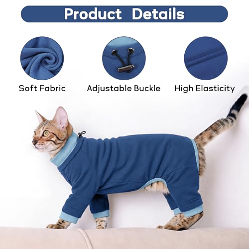 Cat Hair Sticky Sweater (X-Large / Blue)