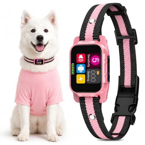 Smart Dog Bark Collar (Pink)