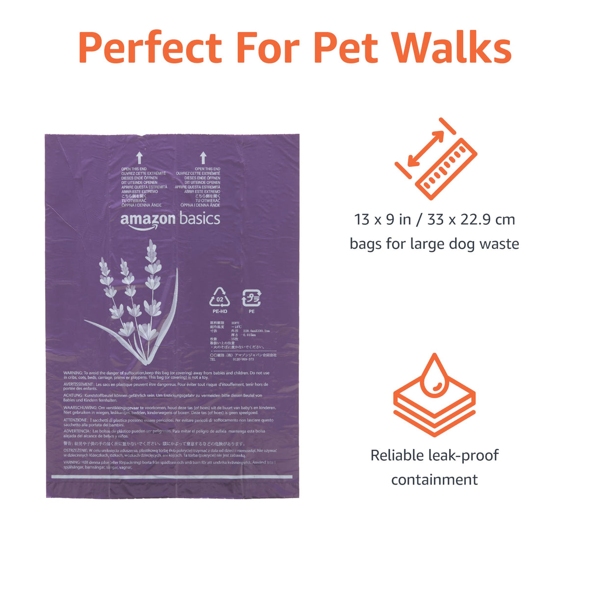 Premium Dog Poop Bags (Purple / 600 Bags)