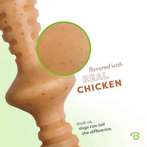 Zaggler Dog Chew Toy for Aggressive Chewers (Brown / Small)