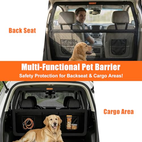 50''x56'' Dog Car Barrier for Back Seat & Cargo Area (Large)