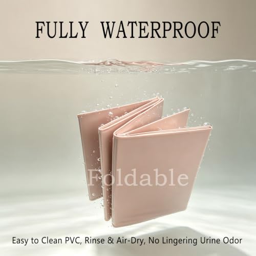 Dog Litter Box with High Walls (Warm gray / S-23.6''Lx23.6''Wx12''H)