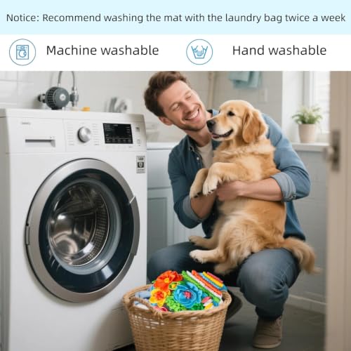 15.4" Snuffle Mat for Small Dogs Cats (15.4"L x 15.4"W / blue)