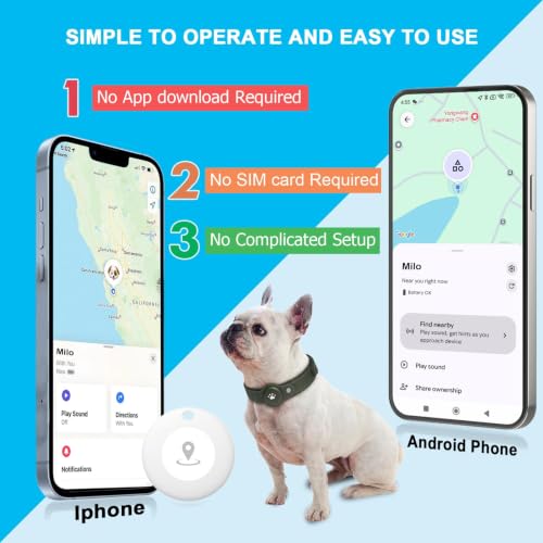 GPS Tracker for Dogs (Green / S(8.5''-13''))