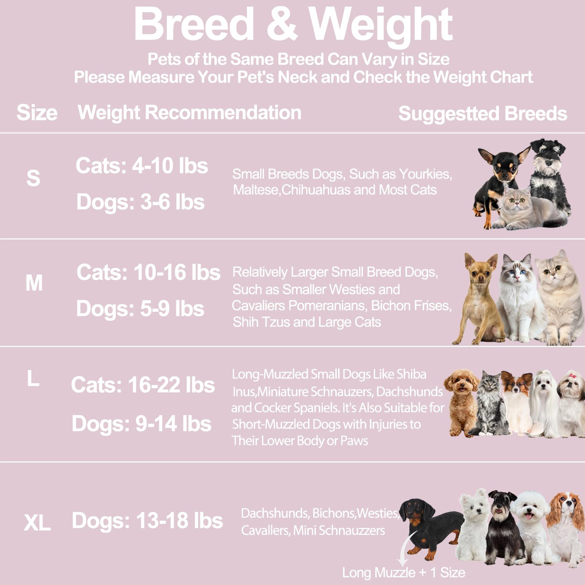 Soft Dog Cone for Small Dogs & Cats (Pink / (Neck:6.5"-8.5"))