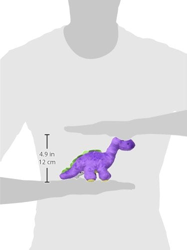 Just For Me Dinos Bruto Squeaky Plush Dog Toy (Dinos Bruto (Purple) / Mini)