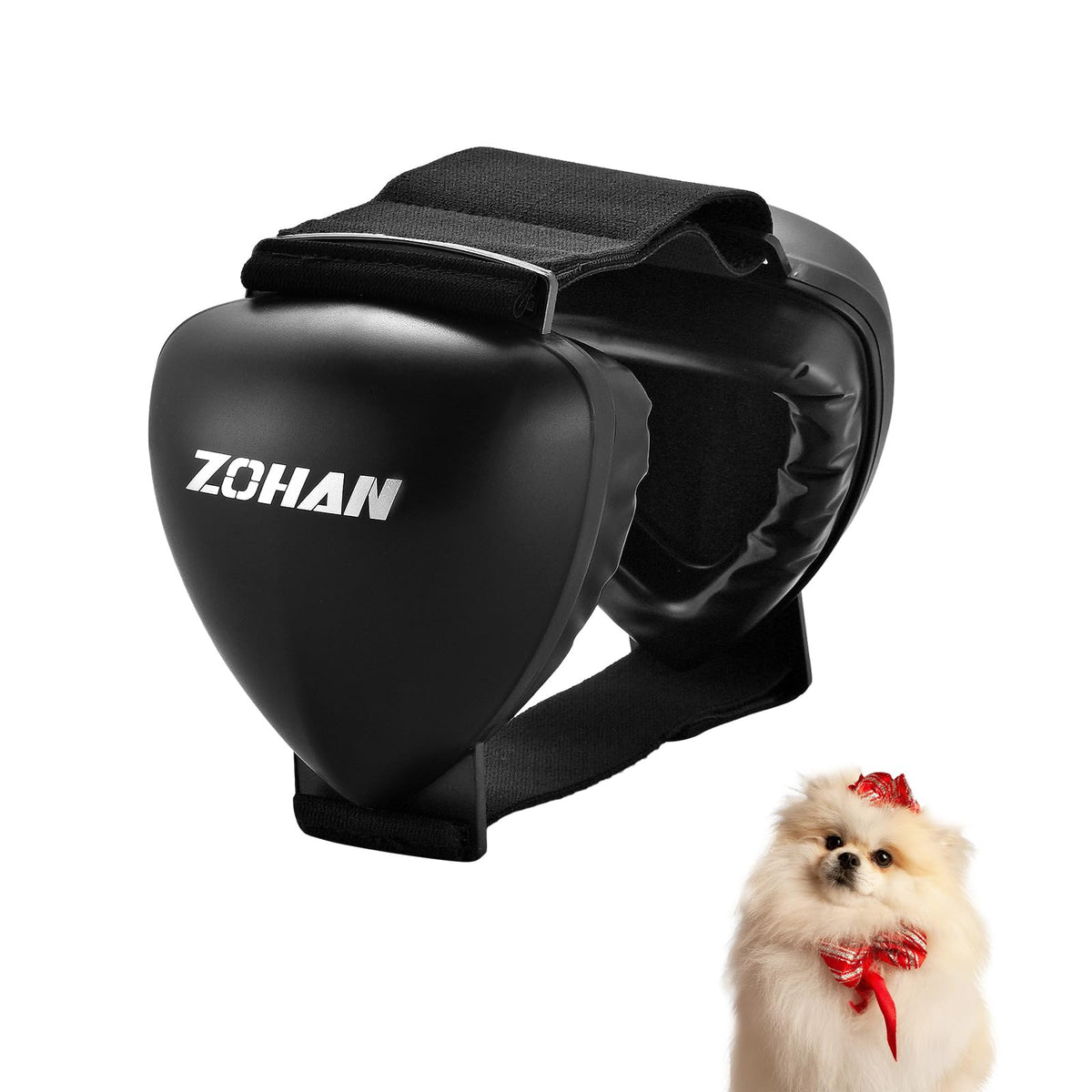 DG02 Dog Ear Muffs Noise Protection (Black-small-gel Earpads)