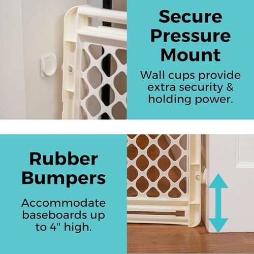 Supergate Ergo Baby Gate (Ivory)