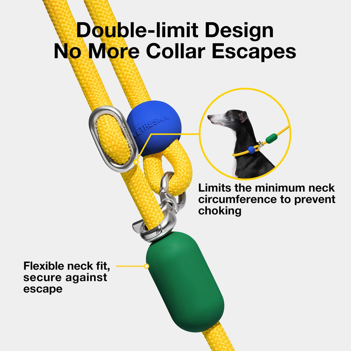Hands Free Dog Leash (Chroma Yellow)