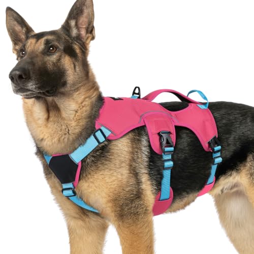 Escape Proof Dog Harness for X (Sky & Peach & Rose / X-Large)