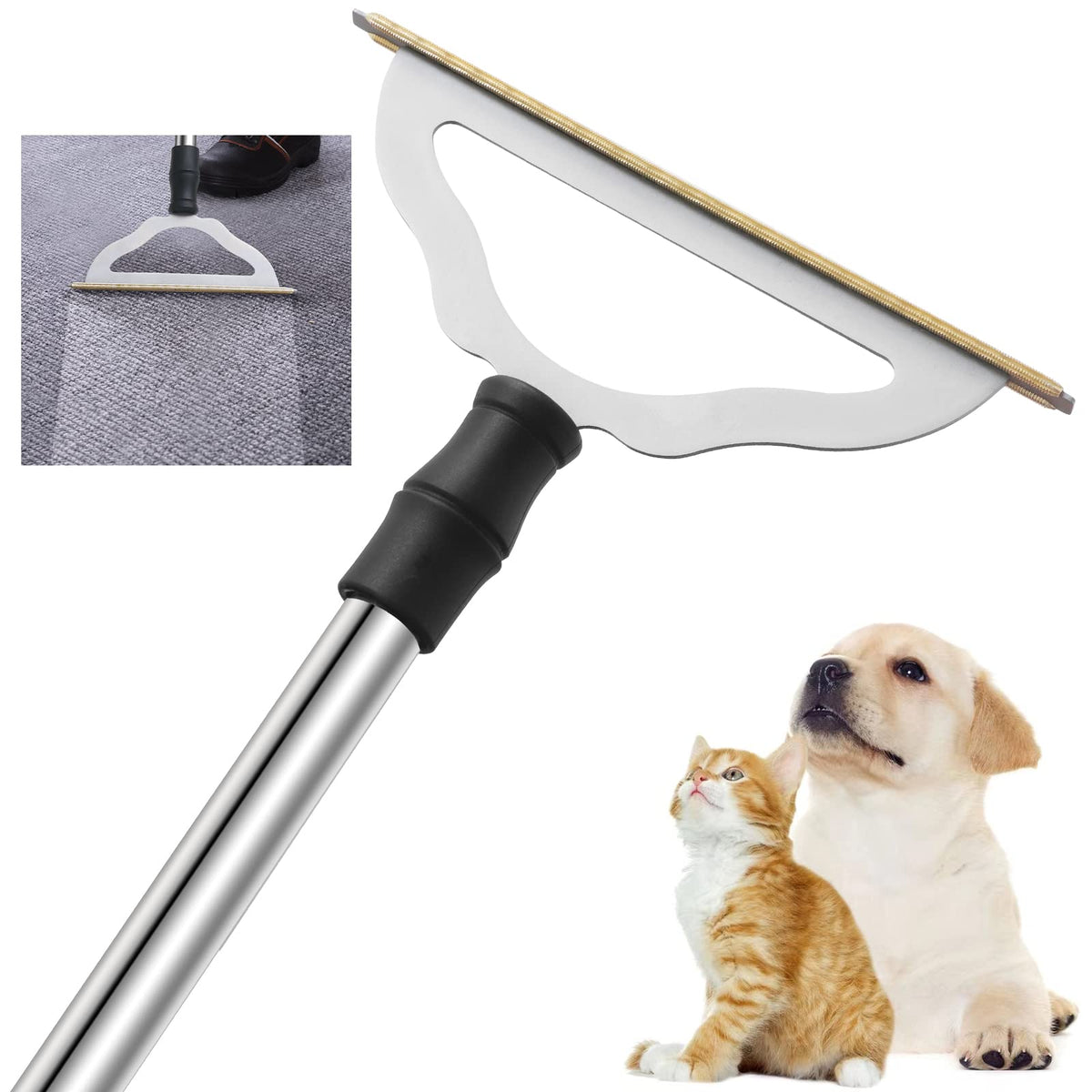 Carpet Rake for Pet Hair Removal