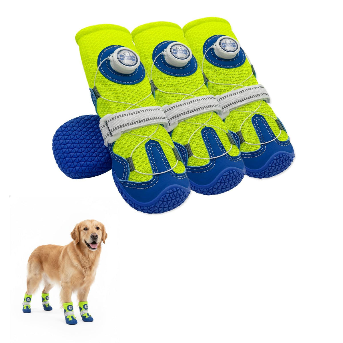Dog Shoes Tension Knob (BLUE / 6# (Insole Width 2.8″)for 59~78lbs)