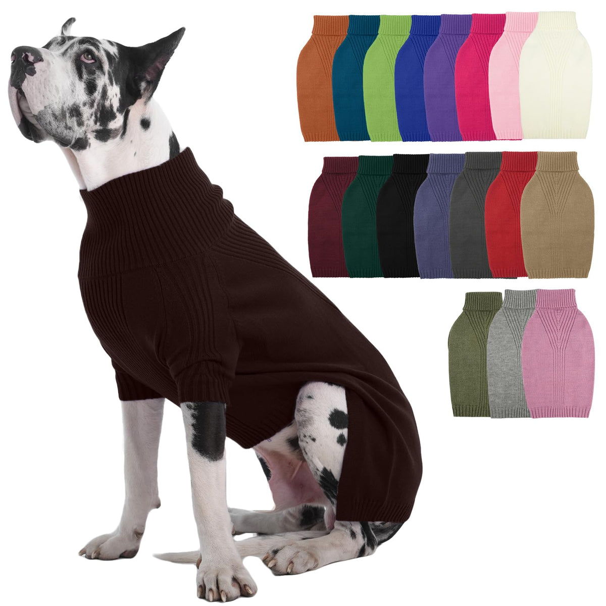 Great Dane Sweater (Brown / XXXX-Large)
