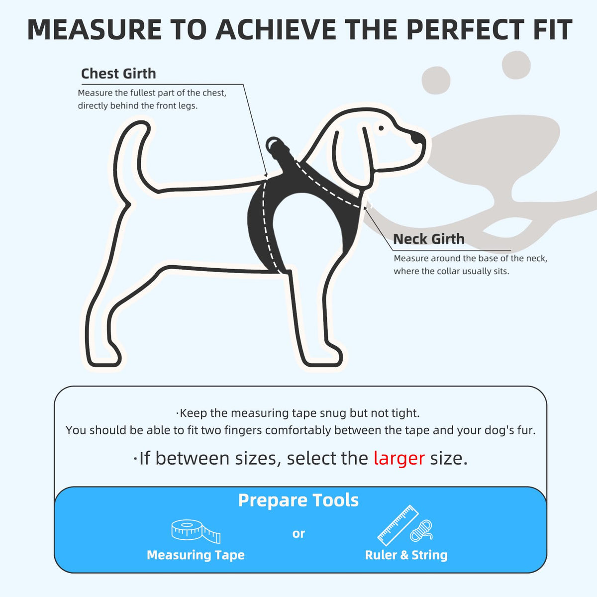 Dog Harness Collar and Leash Set No Pull for Small Medium Sized (Blue / XS (CHEST 13"-14.5"))