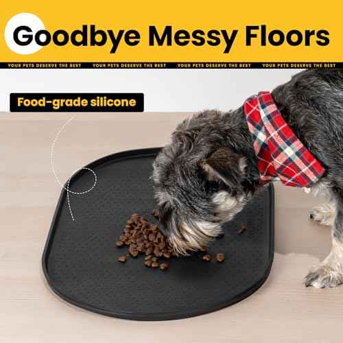 Dog Food Mat 1 (19 x 12" - Standard / Black)