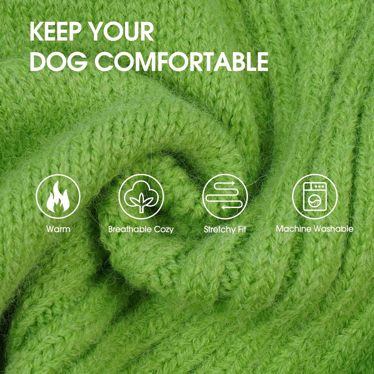 XXXL Dog Sweater (Grass Green / XXX-Large)
