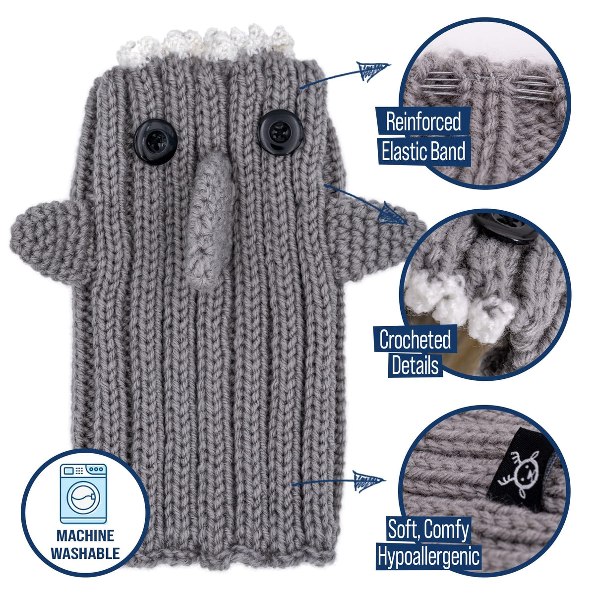 Grey Shark Costume (Small / Grey)