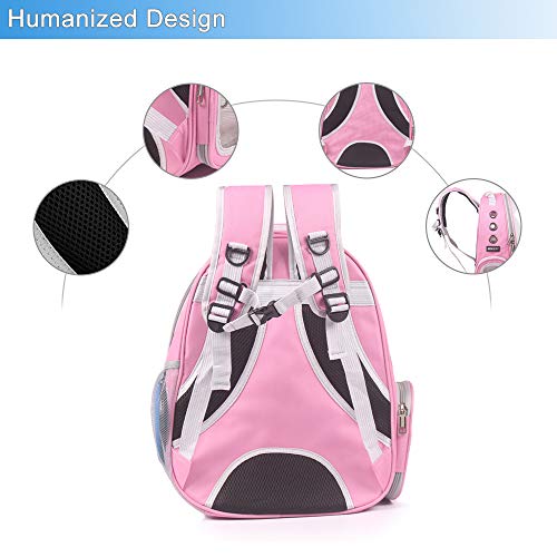 Cat Backpack Carrier Breathable Pet Travel Bag for Cats Dogs Bunny