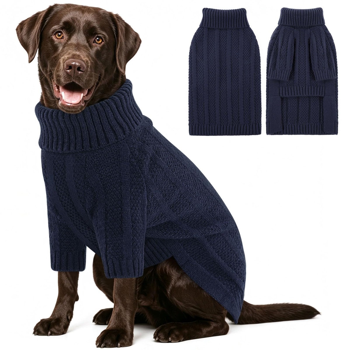 XXL Dog Sweater (XX-Large / Dark Navy)