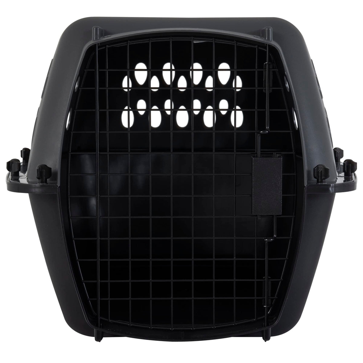 Pet Porter Dog Kennel 24" (24.1"L x 16.7"W x 14.5"H / Dark Gray & Black)