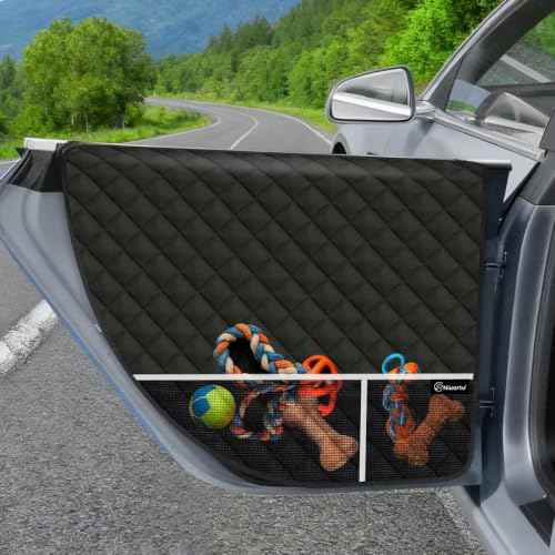 Dog Car Door Protector 4 Pack (black / 4pcs)