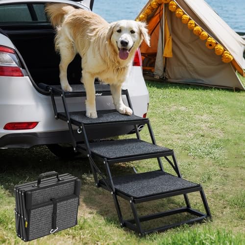 Foldable Dog Steps for Car SUV (Standard 17"W)