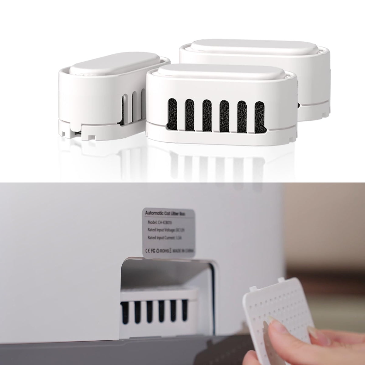 Cat Litter Box Deodorizers (White-Deodorizers)