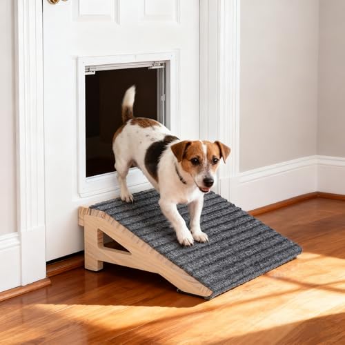 Dog Stairs Ramp for Small & Aged Dogs (Fixed / 1 PACK-FIX 13.8"Lx10.2"Wx4.3"H)