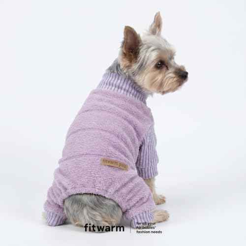Spliced Dog Flecce Pajamas (X-Large / Purple)