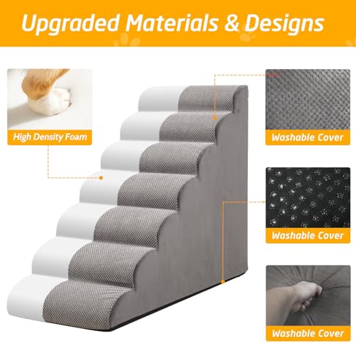 35" H Dog Stairs for Small and Medium Dogs 7