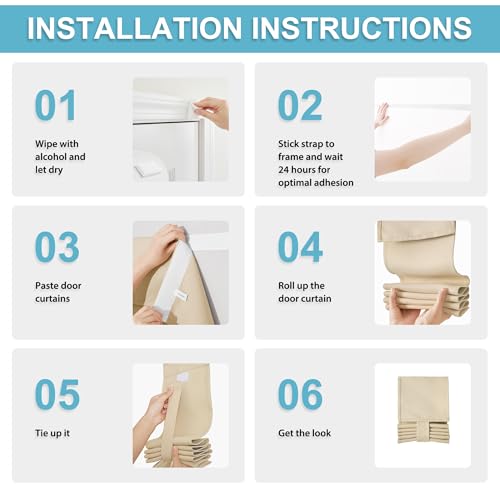 Classroom Door Window Cover (Biscotti Beige / 8"W x 36"L (Pack of 1))